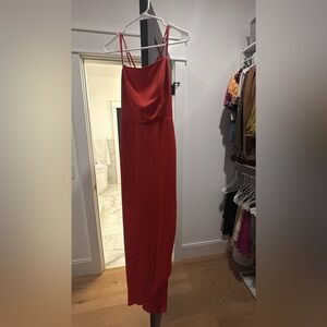 Floor length BCBG chiffon dress